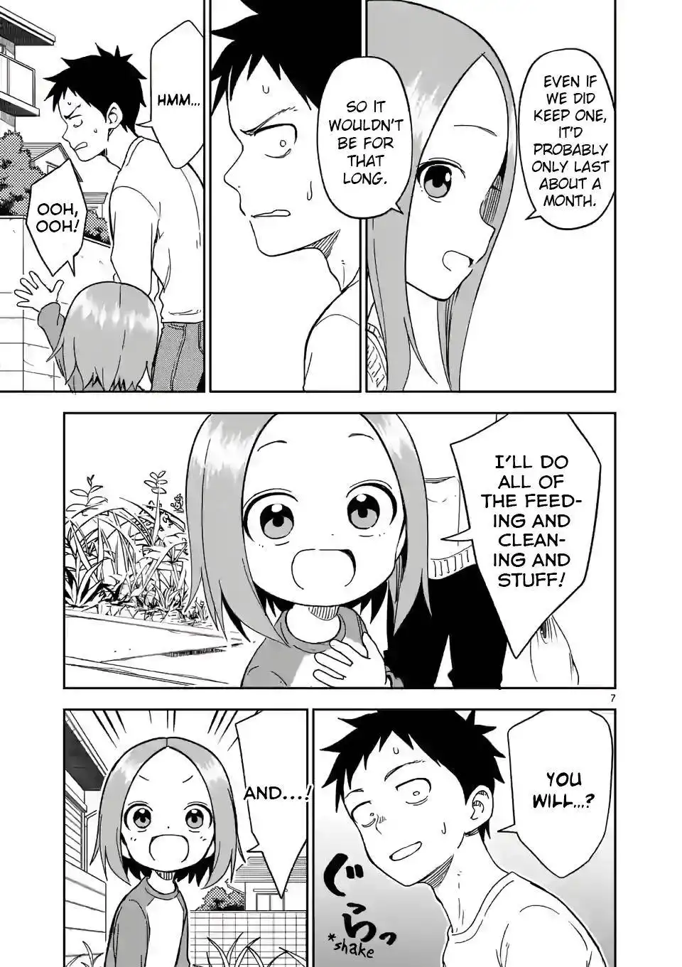 Karakai Jouzu no (Moto) Takagi-san Chapter 201 7